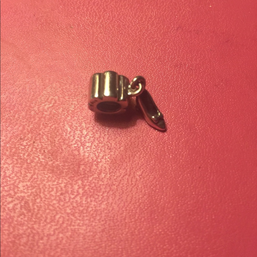 Retired Pandora Stiletto Shoe Dangle Charm